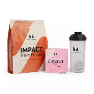 Fashion Bundel met Impact Whey Protein + Layered eiwitreep Impact Range