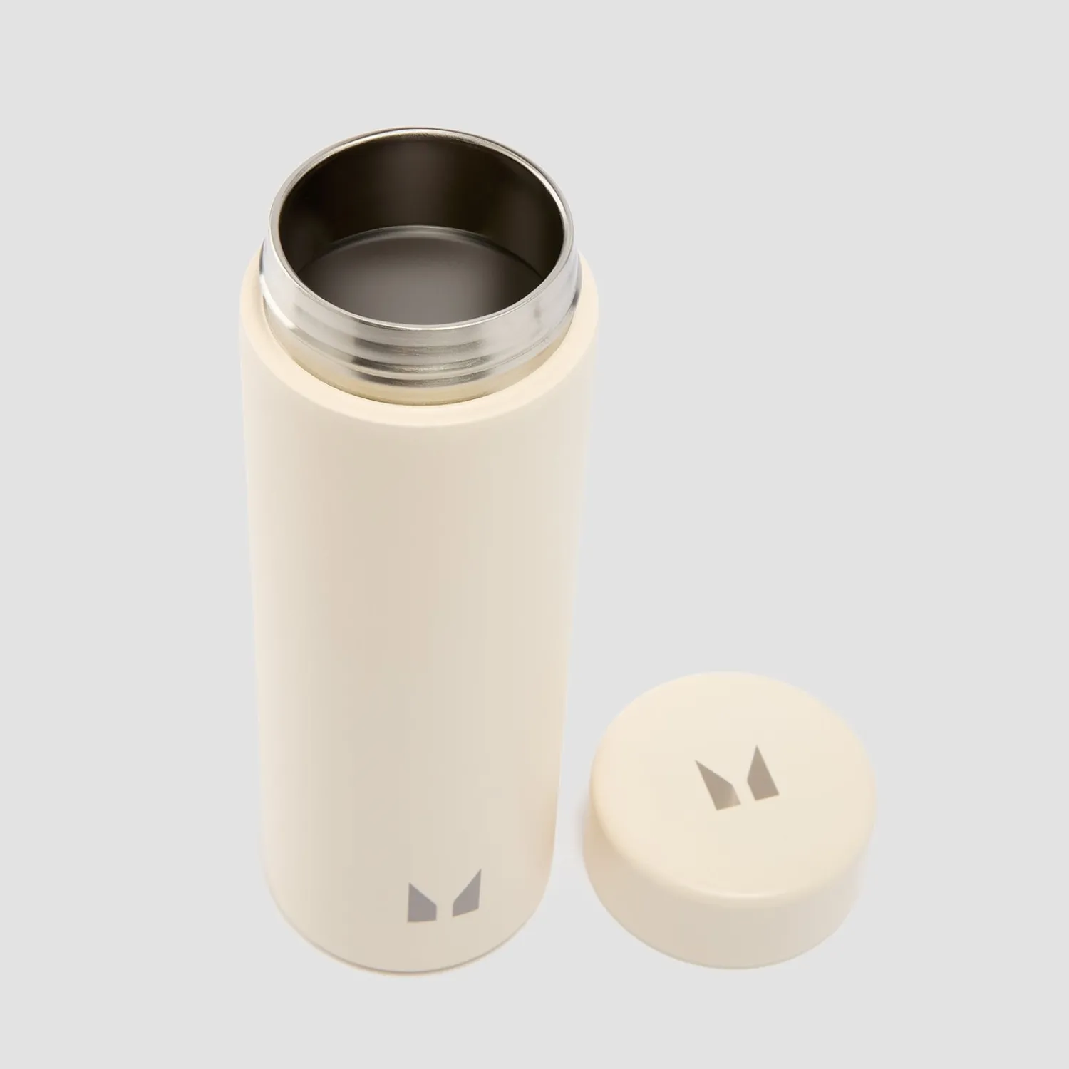 Clearance Grote metalen waterfles - Natuurlijk roomwit Accessoires | Trainingsmateriaal