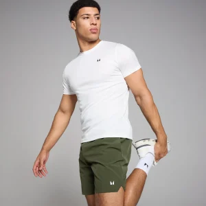 New MP Active geweven short met binnenbeenlengte van 18 cm voor heren - Donkerkaki Heren Shorts