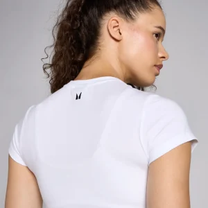 Cheap MP Basics croptop met nauwsluitende pasvorm en korte mouwen voor dames - DAMES T-Shirts & Tops