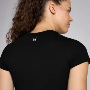 Cheap MP Basics croptop met nauwsluitende pasvorm en korte mouwen voor dames - DAMES T-Shirts & Tops