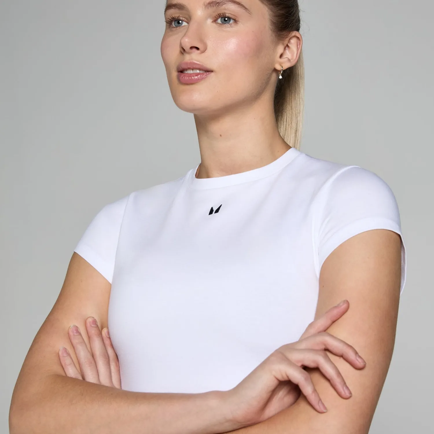 Clearance MP Basics T-shirt met nauwsluitende pasvorm en korte mouwen voor dames - DAMES T-Shirts & Tops