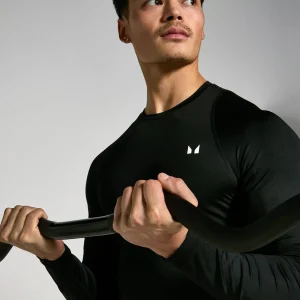 Online MP basislaag trainingsshirt met lange mouwen voor heren - Zwart Heren Basis Lagen