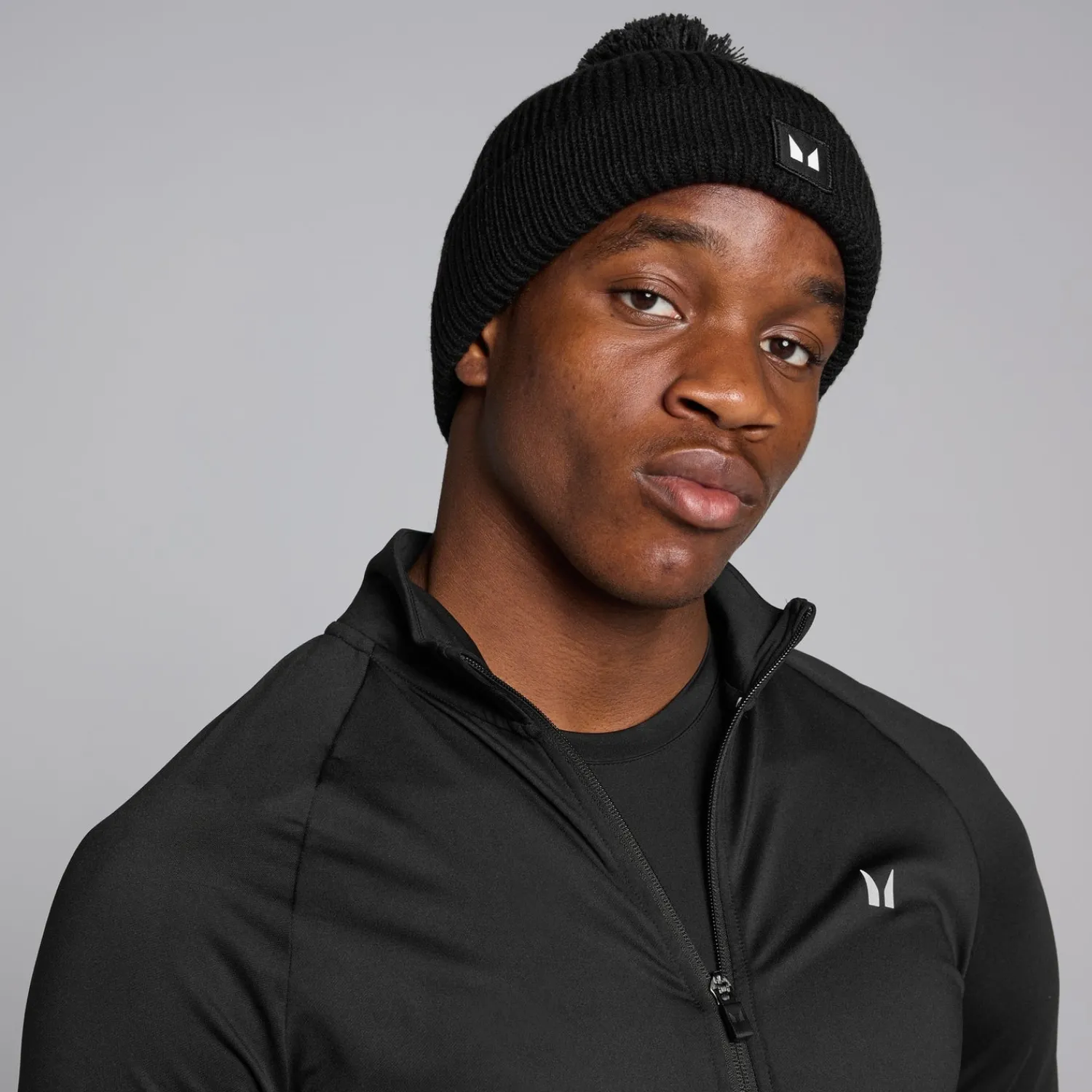 Clearance MP Bobble Hat - Black Petten, Mutsen & Handschoenen