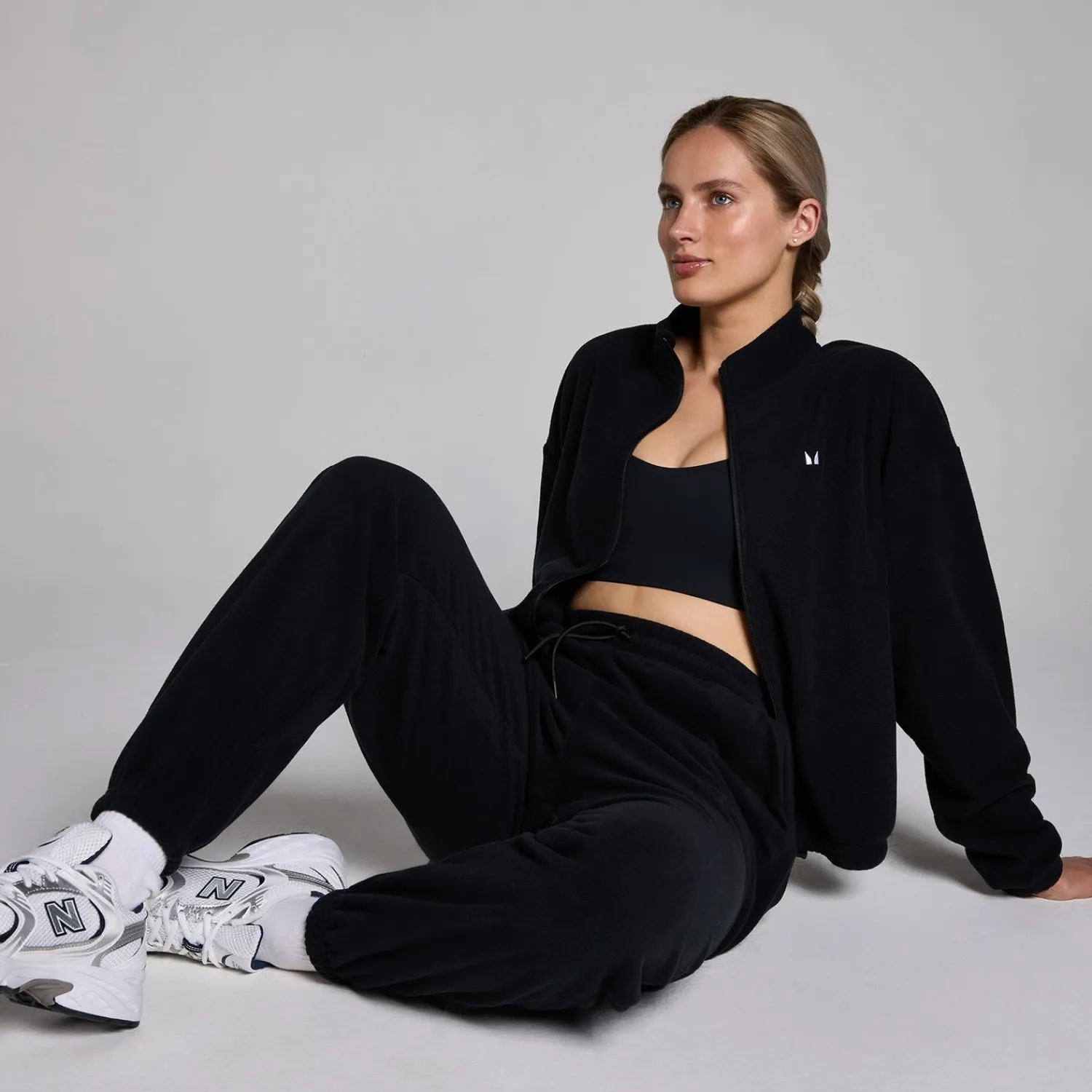 Clearance MP fleecejack met rits voor dames - Zwart DAMES Jassen & Vesten