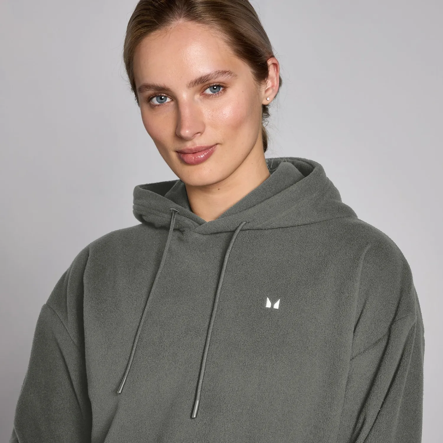 Best MP hoodie van fleecestof voor dames - Metaalgrijs DAMES Hoodies & Truien