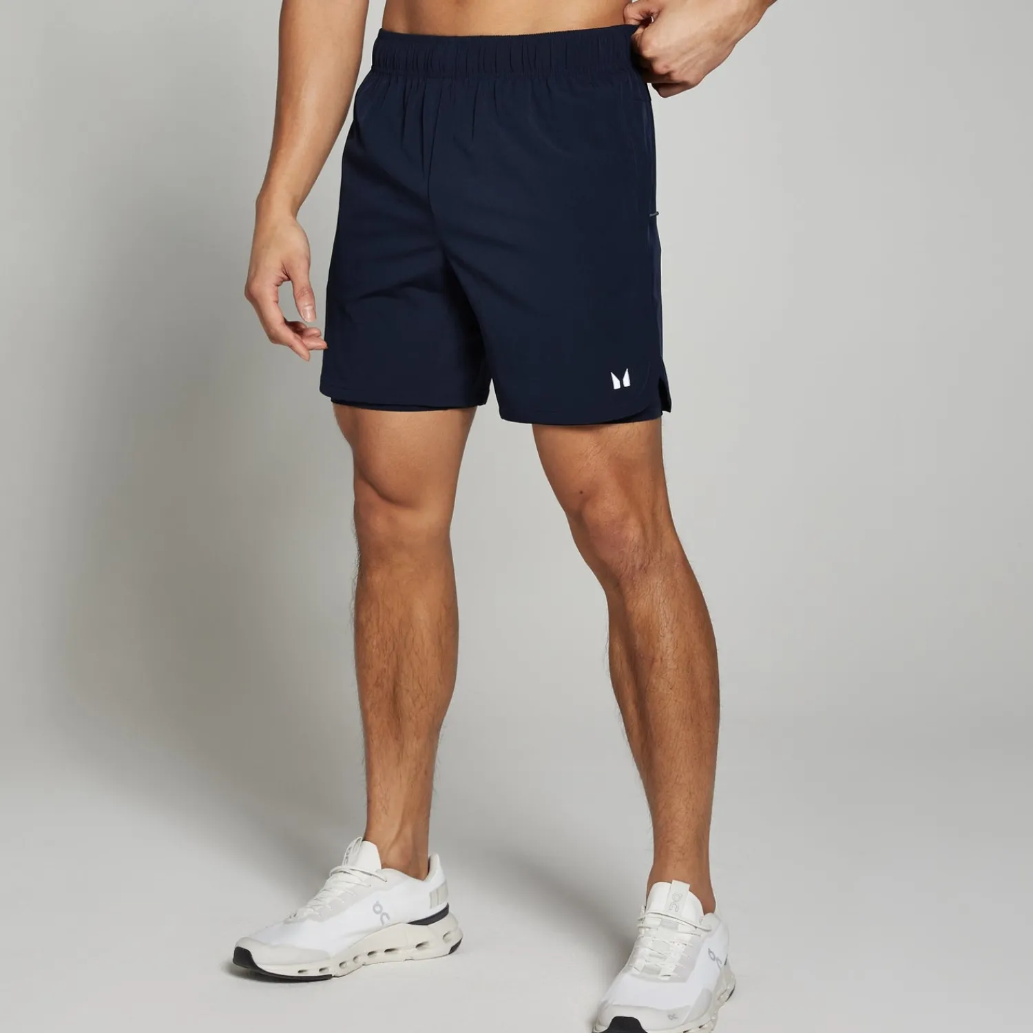 Cheap MP 2-in-1 trainingsshort voor heren - Marineblauw Heren Shorts