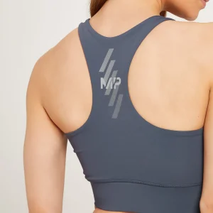 Best Sale MP Linear Mark sportbeha - Grafietzwart DAMES Sportbeha'S