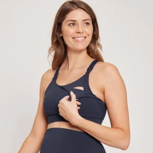 Fashion MP Maternity/Nursing sportbeha - Marineblauw DAMES Moederschap | Sportbeha'S