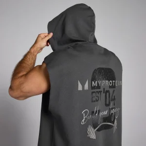 Clearance MP Origin Graphic hemd met capuchon - Verwassen grijs Heren Tracksuits | Hoodies & Truien