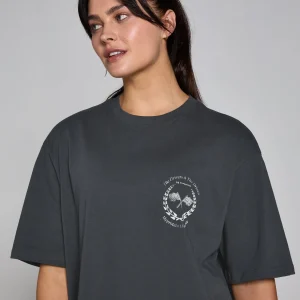 Cheap MP Race Day Graphic T-shirt - Verwassen zwart DAMES T-Shirts & Tops