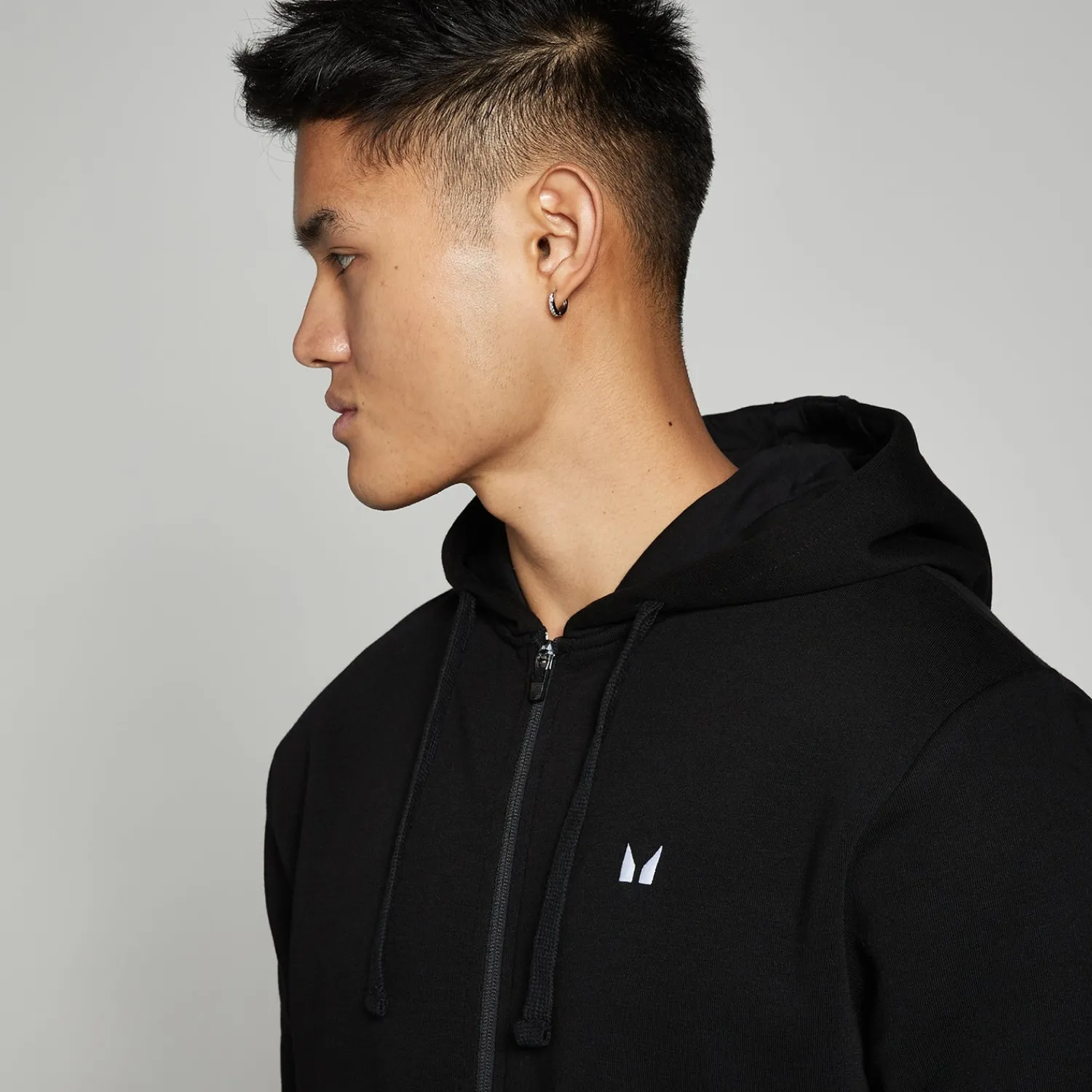 Clearance MP Rest Day hoodie met rits voor heren - Zwart Heren Tracksuits | Hoodies & Truien
