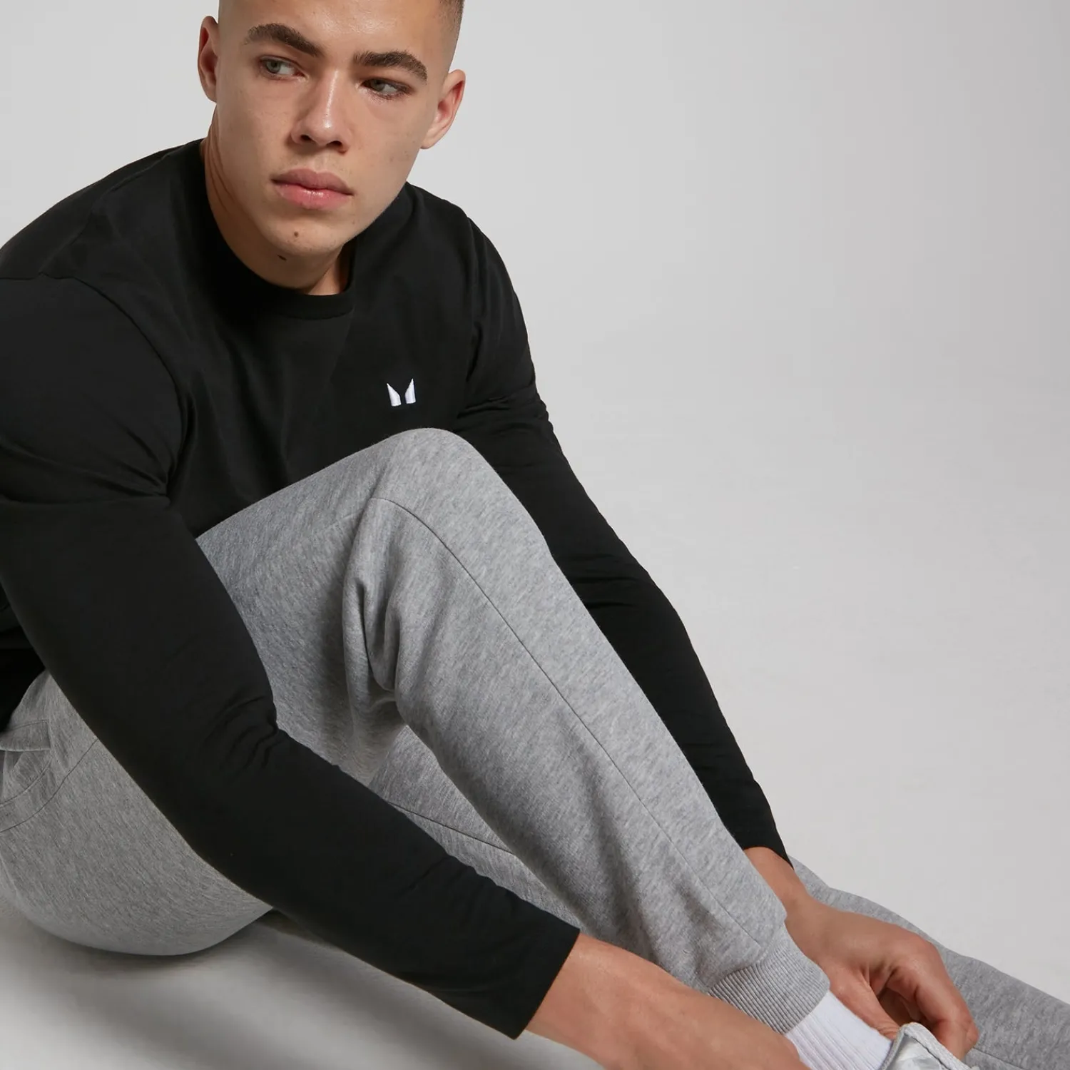 Cheap MP Rest Day shirt met lange mouwen voor heren - Zwart Heren T-Shirts & Tops