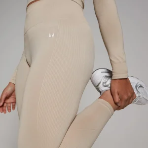 Outlet MP Shape naadloze 7/8 legging voor dames - Zandsteen DAMES Leggings
