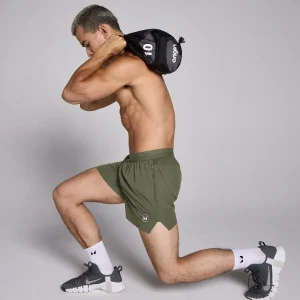 Flash Sale MP Tempo 360 short met binnenbeenlengte van 13 cm voor heren - Donkerolijfgroen Heren Shorts