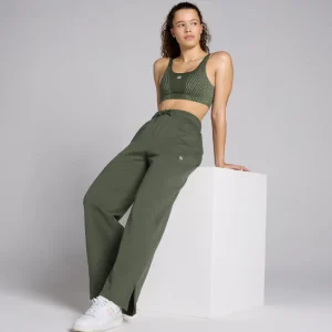 New MP Tempo Graphic joggingbroek met rechte pijpen voor dames - Donkerolijfgroen DAMES Joggers & Bottoms