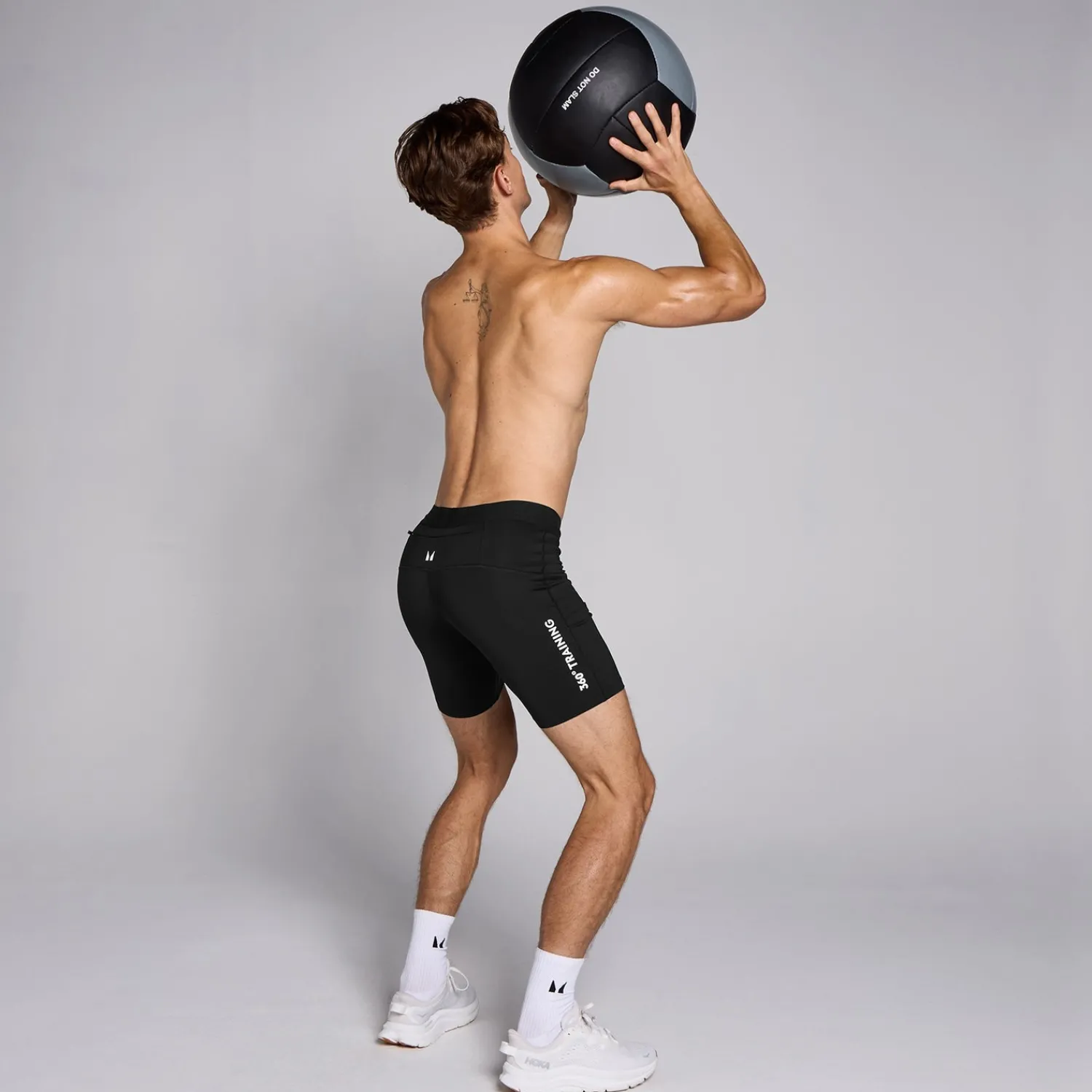 New MP Tempo short met nauwsluitende pasvorm voor heren - Zwart Heren Basis Lagen | Shorts