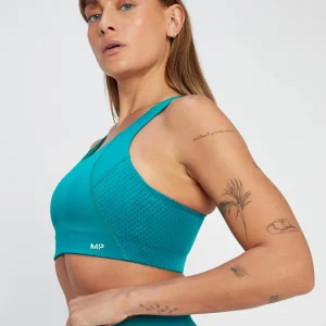 Flash Sale MP Tempo Ultra sportbeha met bandjes - Laguneblauw DAMES Sportbeha'S