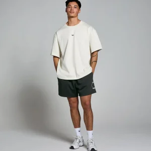 Sale MP Tracking Graphic sweatshort voor heren - Verwassen zwart Heren Shorts