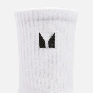 Hot MP Unisex Crew Socks (5 Pack) - White DAMES Ondergoed & Sokken | Ondergoed & Sokken