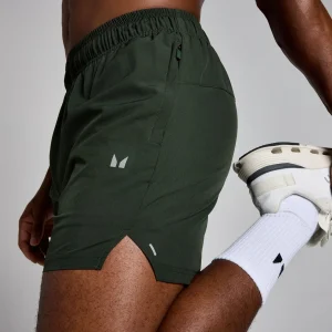 Store MP Velocity short met binnenbeenlengte van 13 cm voor heren - Donkerbosgroen Heren Shorts