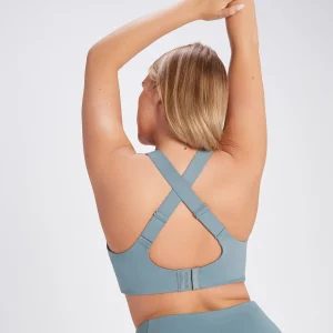 Online MP Velocity Ultra sportbeha voor dames - Kiezelblauw DAMES Sportbeha'S
