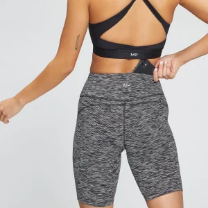 Sale MP Vrouwen Power Wielershort - Zwart Space Dye DAMES Shorts