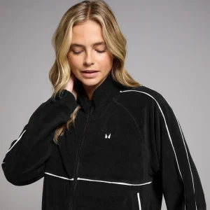 Hot MP Women's Lifestyle Towelling Tracksuit Jacket - Black DAMES Hoodies & Truien