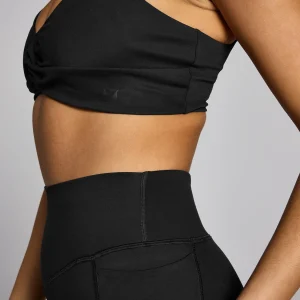 Flash Sale MP Women's Lifestyle Twist Front Sports Bra - Black DAMES Sportbeha'S