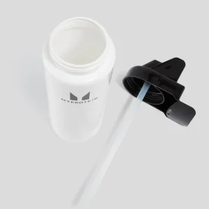 Fashion hybride waterfles - Transparant/Zwart Accessoires | Trainingsmateriaal