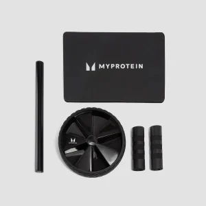 Sale set met buikspierroller en mat - Zwart Trainingsmateriaal