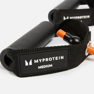 Sale weerstandsband met handvatten - Medium - Gebrand oranje Trainingsmateriaal