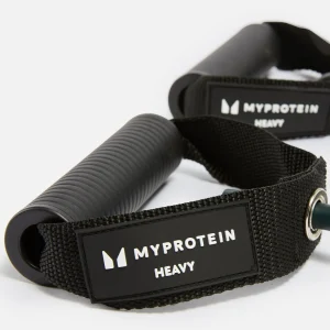 Store weerstandsband met handvatten - Zwaar - Grafietgrijs Trainingsmateriaal