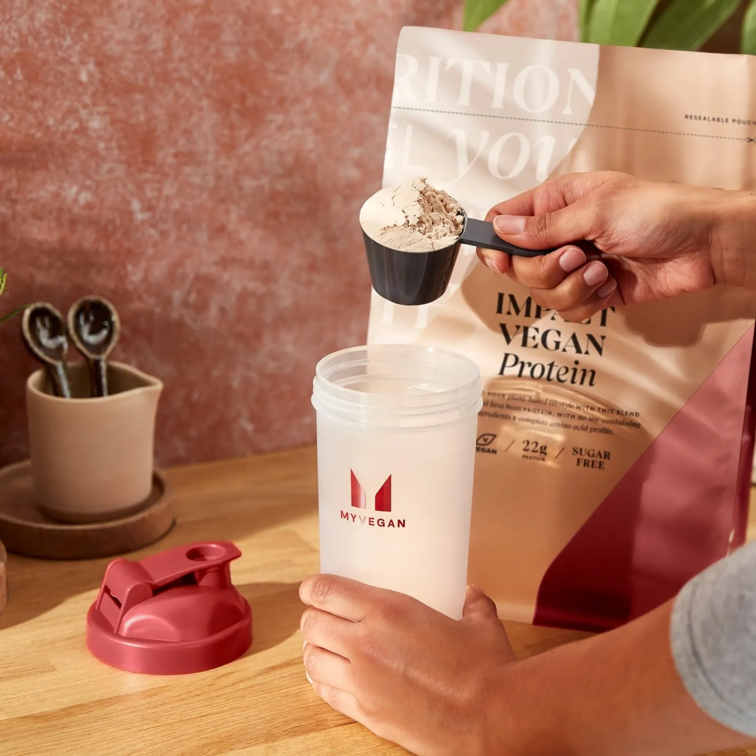 Hot Veganistische Eiwit Mix Impact Range | Ontbijt
